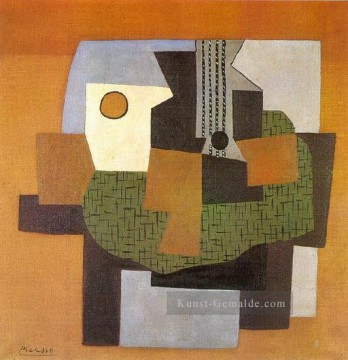  pot - Guitare compotier et tableau sur une tisch 1921 kubismus Pablo Picasso